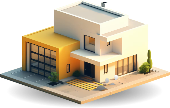 casa moderna em miniatura